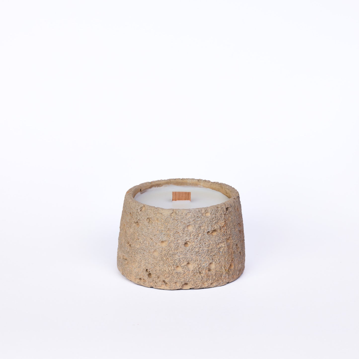 Moon stone candle
