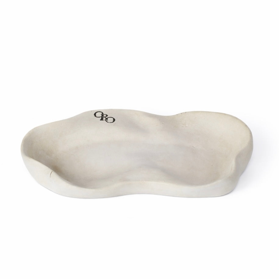 Curved long stone plate