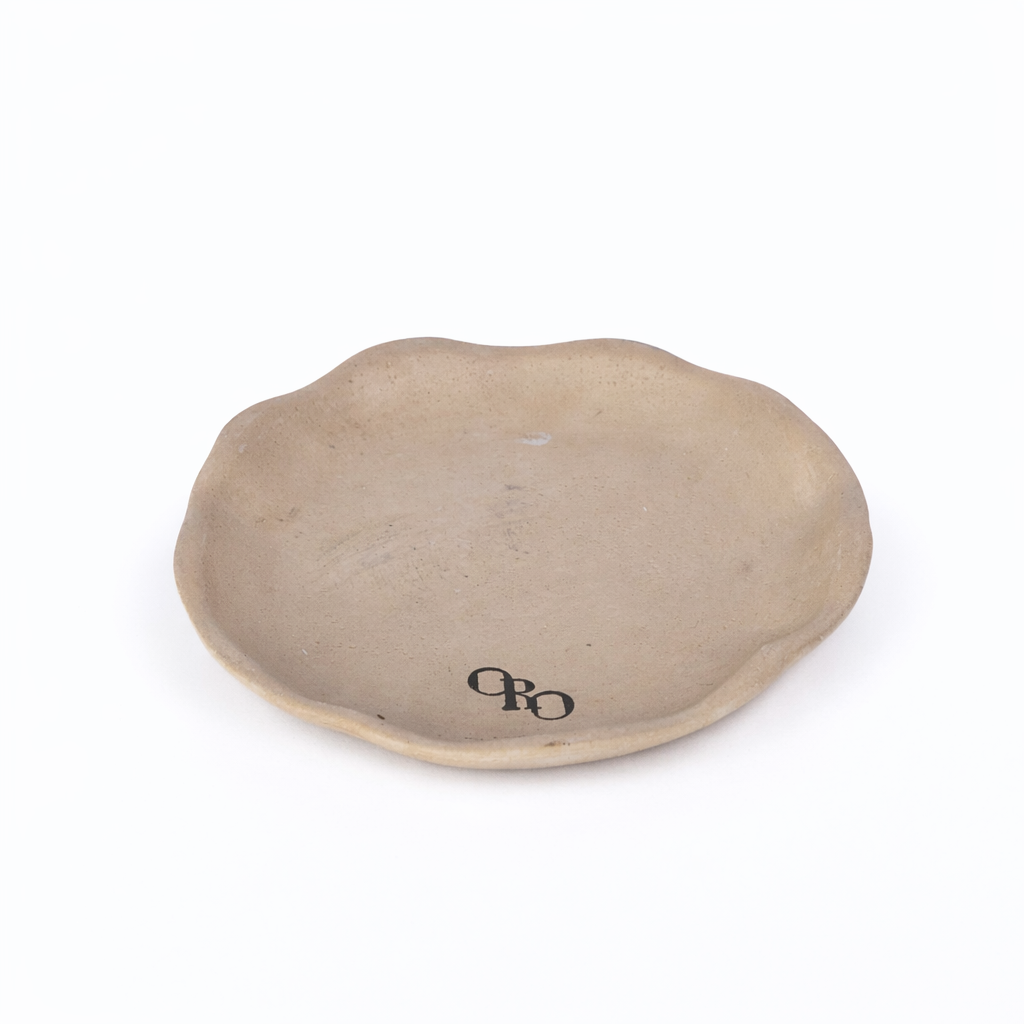 Round wavy stone plate