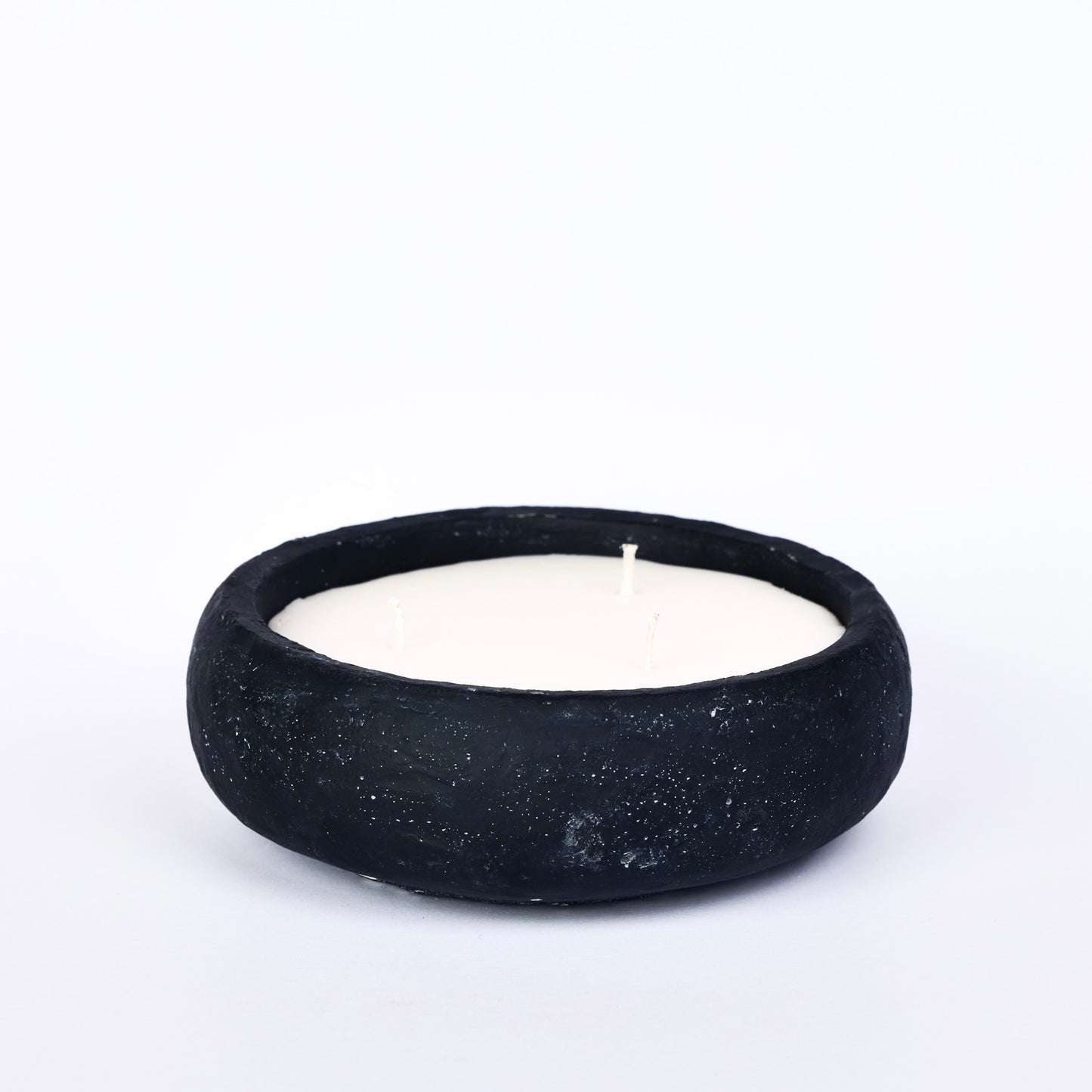 Black plate candle