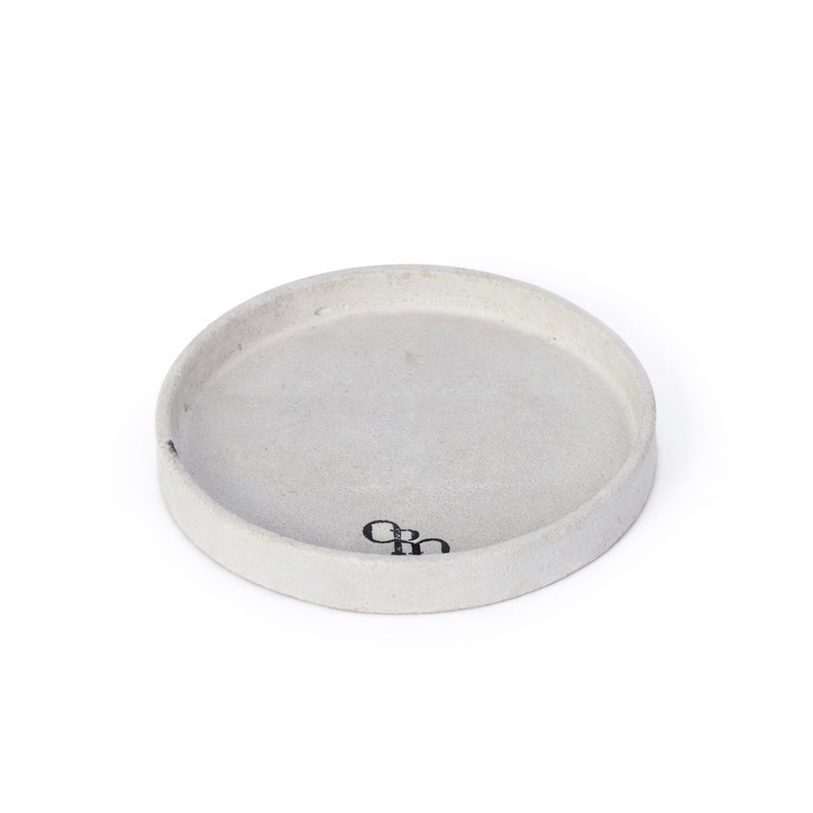 Large round stone plate