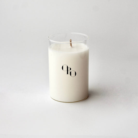 Basic glass candle