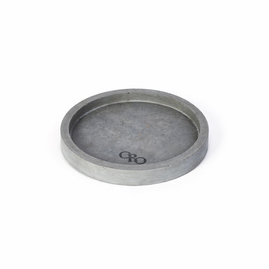 Small round stone plate