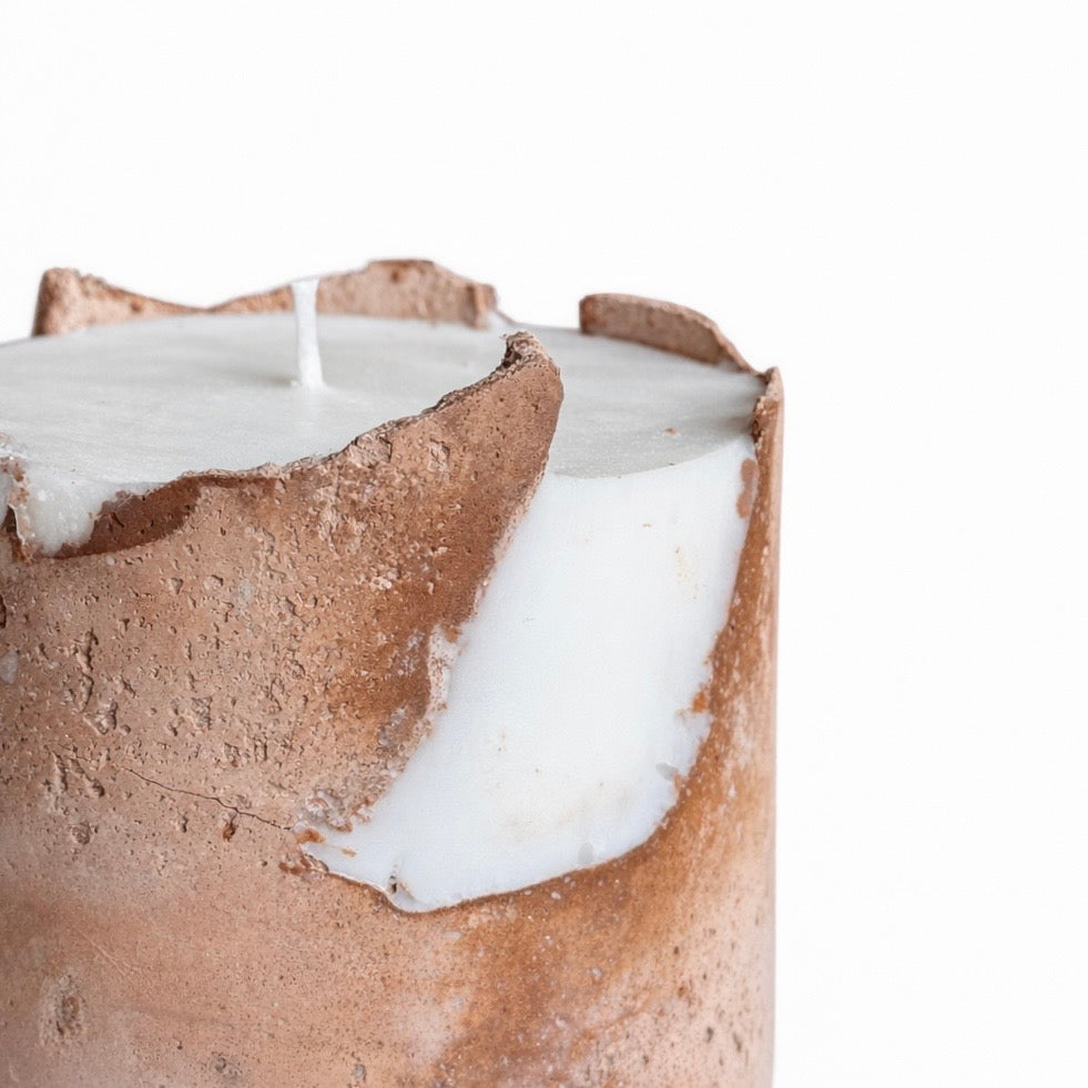 ORO Small round candle.