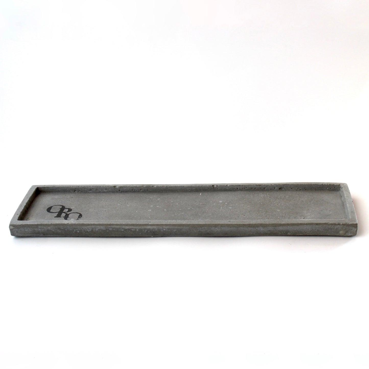 Long rectangle concrete tray