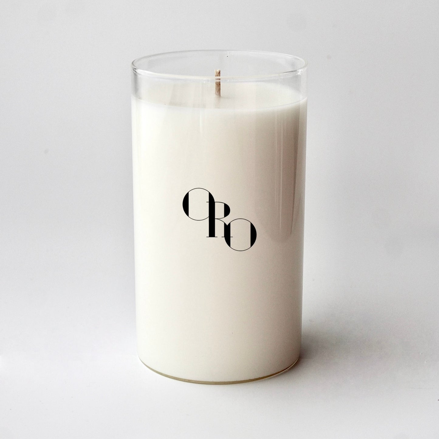 Basic glass candle