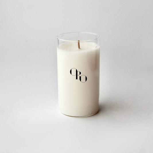 Basic glass candle