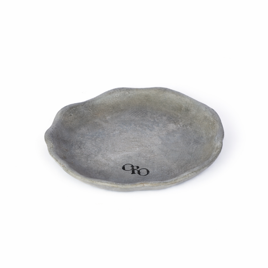 Round wavy stone plate