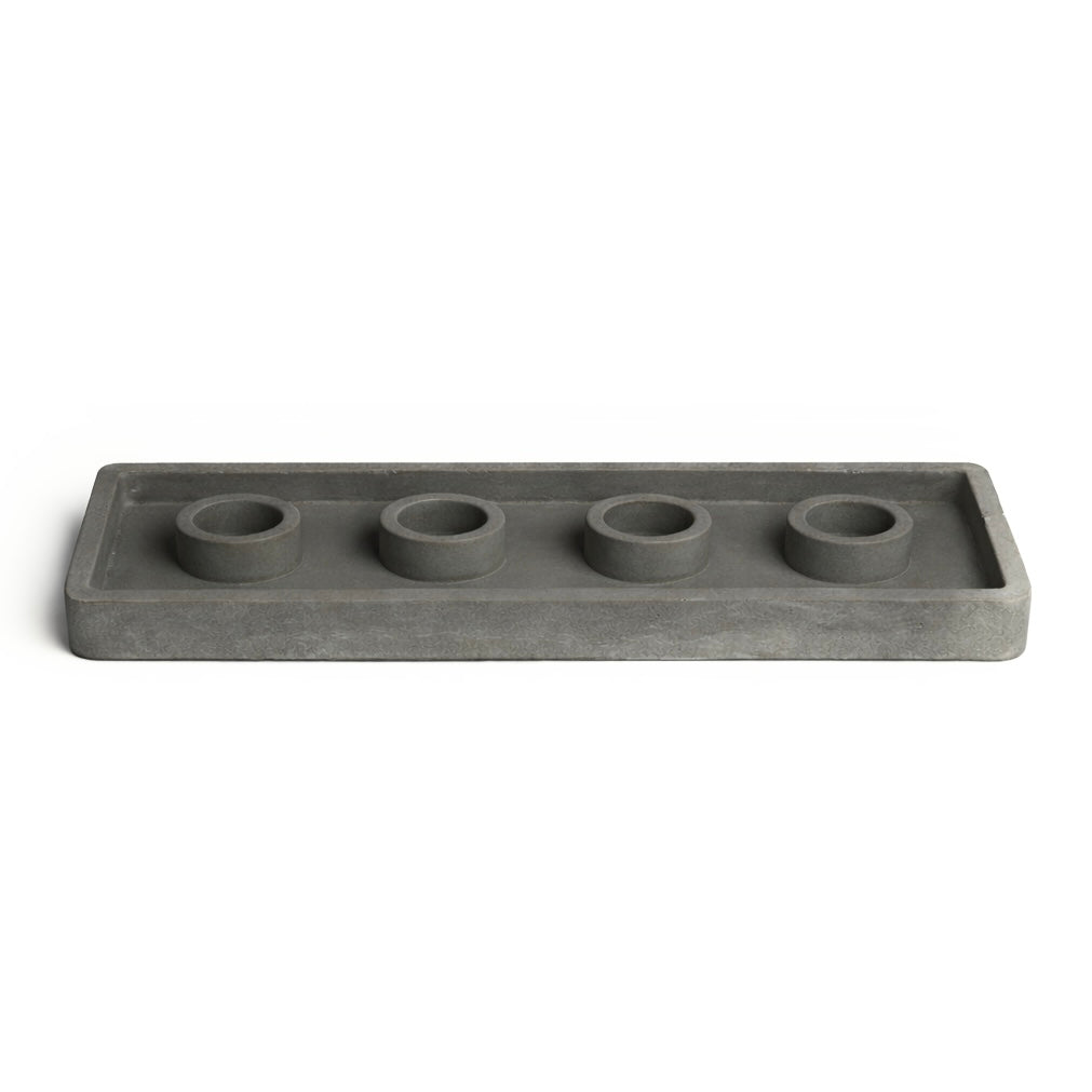 Linear candle holder