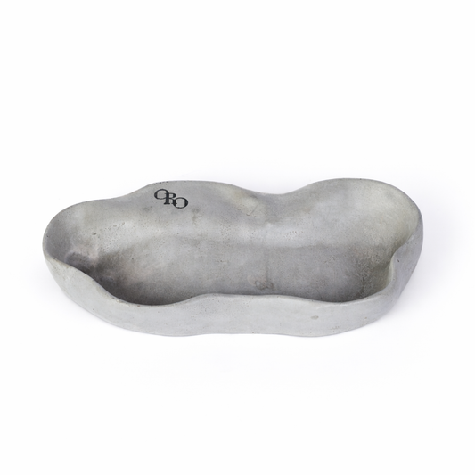 Curved long stone plate