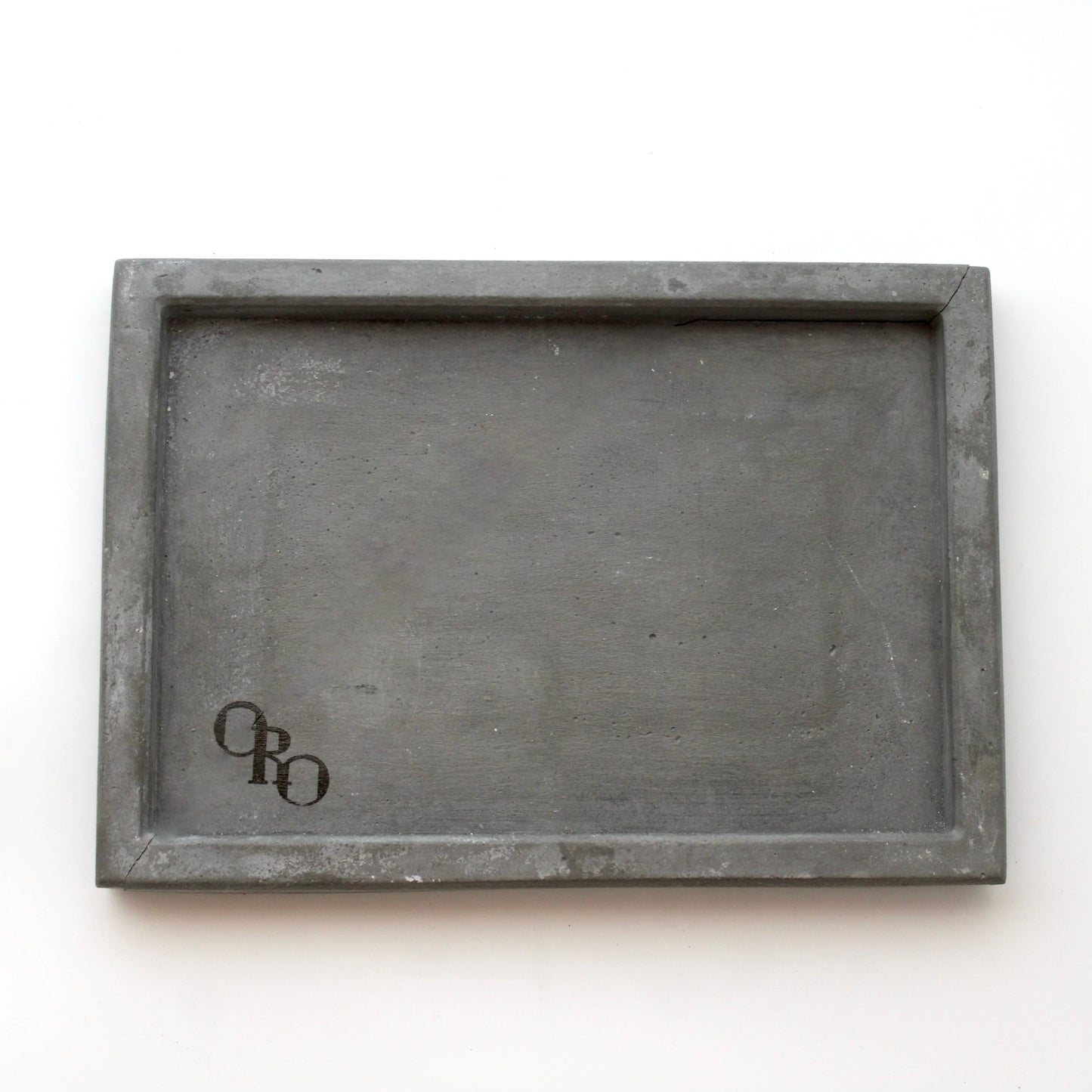 Rectangle concrete tray